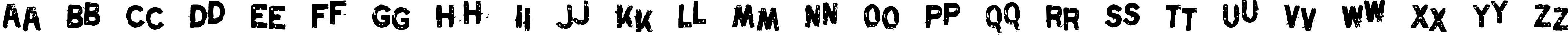 Пример написания английского алфавита шрифтом Swordfish