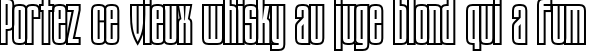 Пример написания шрифтом TauernC текста на французском