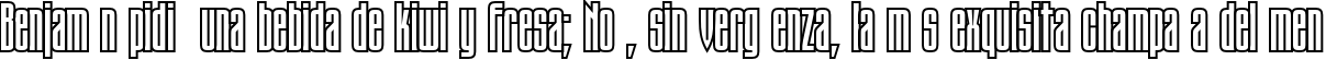 Пример написания шрифтом TauernC текста на испанском