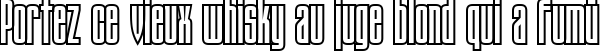 Пример написания шрифтом TauernCTT текста на французском