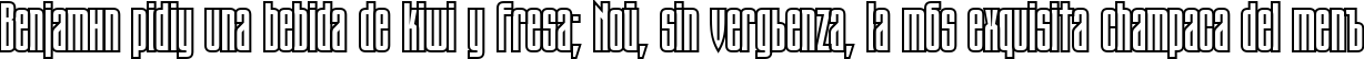 Пример написания шрифтом TauernCTT текста на испанском