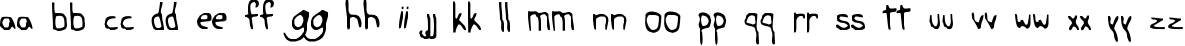Пример написания английского алфавита шрифтом the ring