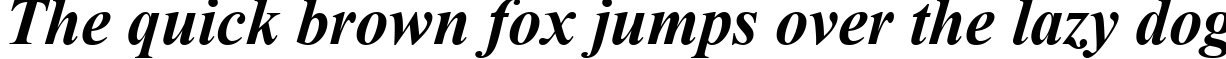 Пример написания шрифтом Bold Italic текста на английском