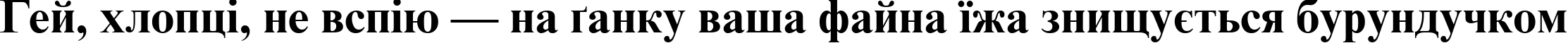 Пример написания шрифтом Times New Roman Cyr Bold текста на украинском