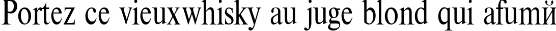 Пример написания шрифтом TimesET 85n текста на французском