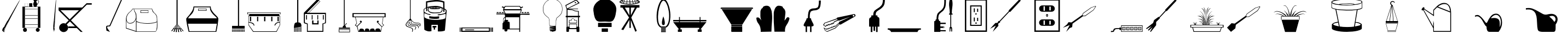 Пример написания английского алфавита шрифтом Tools