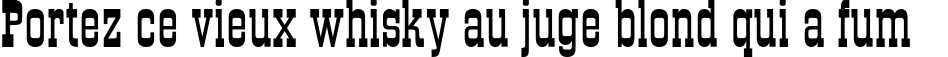 Пример написания шрифтом Traktir текста на французском