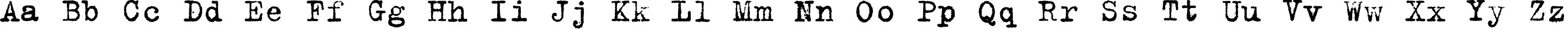 Пример написания английского алфавита шрифтом TrixieCyr-Plain