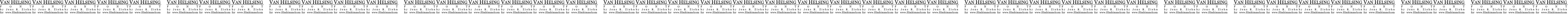Пример написания шрифтом Van Helsing текста на русском