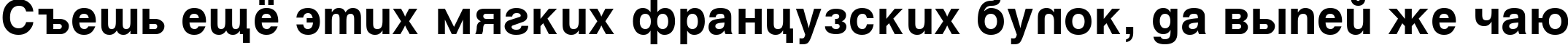 Пример написания шрифтом Vanta Bold Plain:001.001 текста на русском
