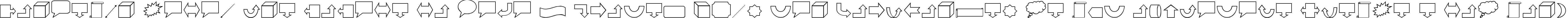 Пример написания шрифтом VariShapes текста на испанском