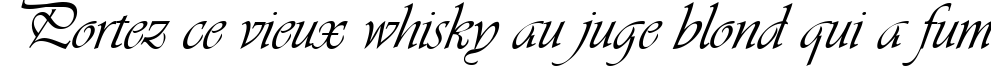 Пример написания шрифтом Vianta текста на французском
