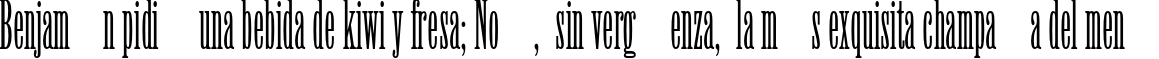 Пример написания шрифтом Viola текста на испанском