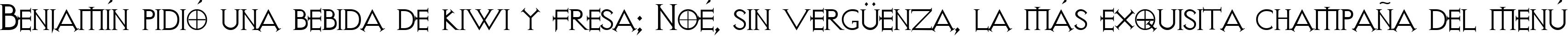 Пример написания шрифтом Visitation Regular текста на испанском