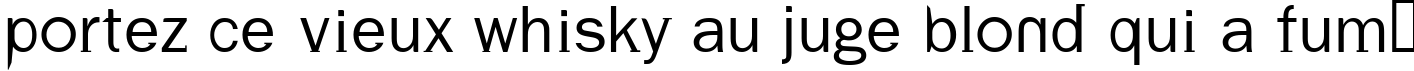 Пример написания шрифтом Volt текста на французском