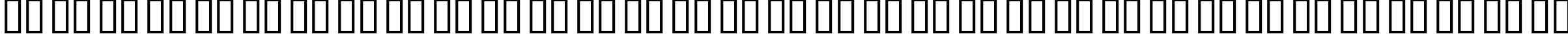 Пример написания русского алфавита шрифтом WarnerLogoFontNine