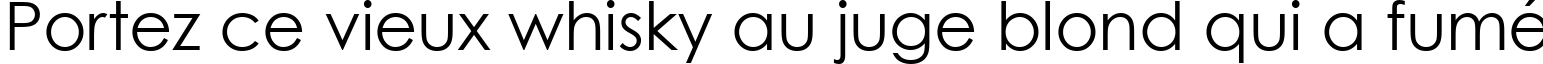 Пример написания шрифтом WeezerFont текста на французском