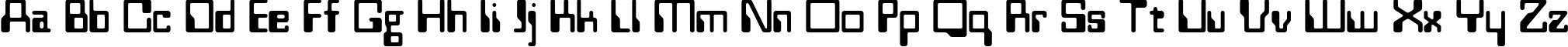 Пример написания английского алфавита шрифтом Westminster