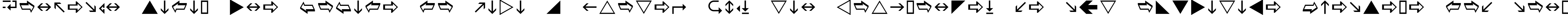 Пример написания шрифтом Wingdings 3 текста на испанском