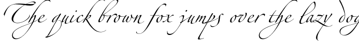 Пример написания шрифтом Two текста на английском