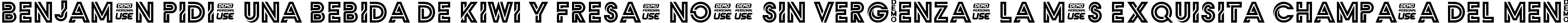 Пример написания шрифтом Zilap Monograma текста на испанском
