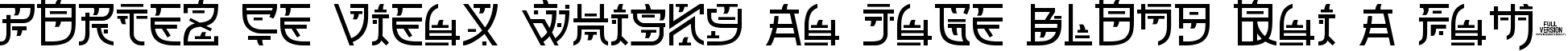 Пример написания шрифтом Zilap Oriental текста на французском