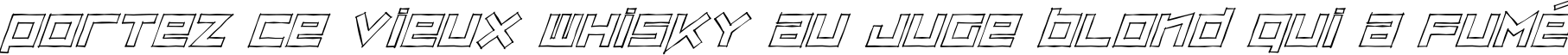 Пример написания шрифтом ZipSonikSketch-Italic текста на французском