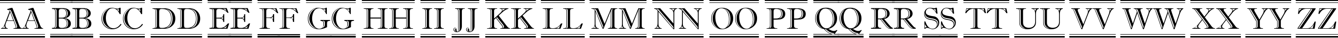 Пример написания английского алфавита шрифтом a_AntiqueTitulDcFr