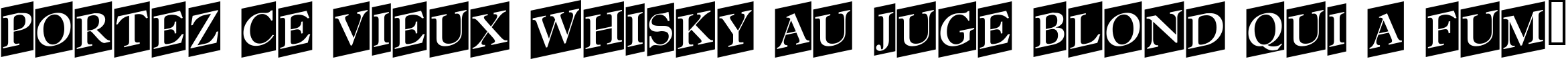 Пример написания шрифтом a_AntiqueTtlTrdCmUp текста на французском