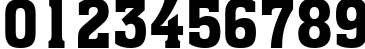 Пример написания цифр шрифтом a_Assuan Пример написания цифр шрифтом a_Assuan