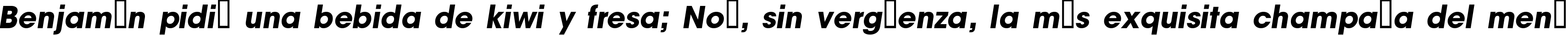 Пример написания шрифтом a_AvanteTck HeavyItalic текста на испанском Пример написания шрифтом a_AvanteTck HeavyItalic текста на испанском