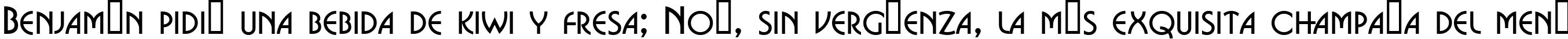 Пример написания шрифтом a_BosaNovaCps текста на испанском Пример написания шрифтом a_BosaNovaCps текста на испанском