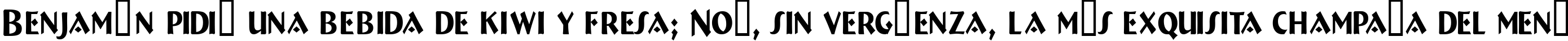 Пример написания шрифтом a_BremenCapsNr текста на испанском Пример написания шрифтом a_BremenCapsNr текста на испанском