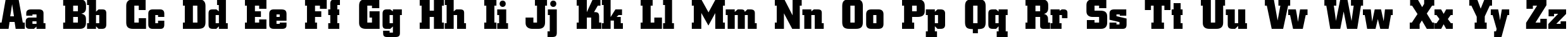 Пример написания английского алфавита шрифтом a_CityNova Bold