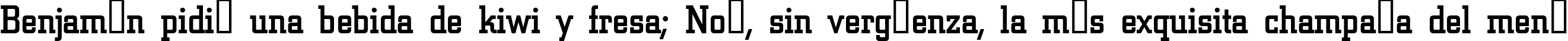 Пример написания шрифтом a_CityNova текста на испанском Пример написания шрифтом a_CityNova текста на испанском