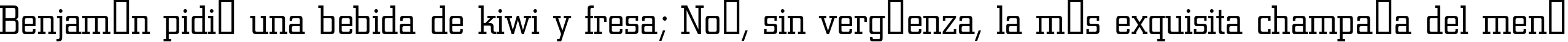 Пример написания шрифтом a_CityNovaLt текста на испанском Пример написания шрифтом a_CityNovaLt текста на испанском