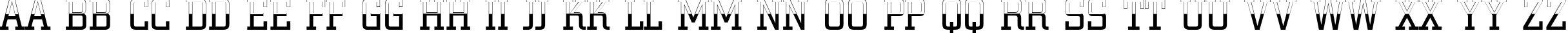 Пример написания английского алфавита шрифтом a_CityNovaTitulB&WLt