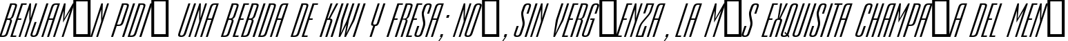 Пример написания шрифтом a_Empirial Italic текста на испанском