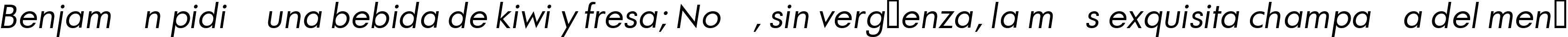 Пример написания шрифтом a_FuturaOrto Italic текста на испанском Пример написания шрифтом a_FuturaOrto Italic текста на испанском