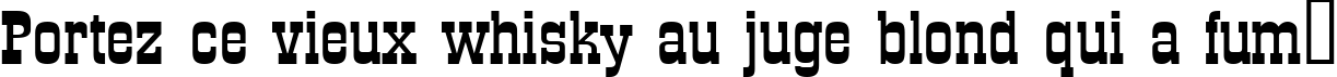 Пример написания шрифтом a_GildiaExp текста на французском