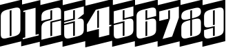 Пример написания цифр шрифтом a_GlobusCmSpUp
