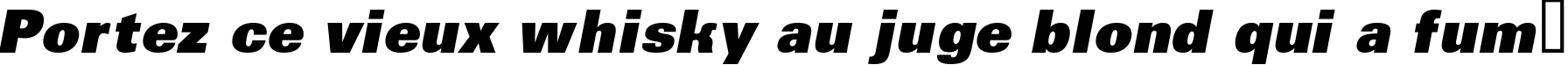 Пример написания шрифтом a_GroticExtraBlack Italic текста на французском Пример написания шрифтом a_GroticExtraBlack Italic текста на французском