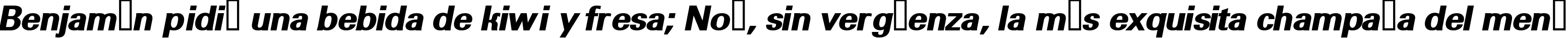 Пример написания шрифтом a_GroticExtraBold Italic текста на испанском Пример написания шрифтом a_GroticExtraBold Italic текста на испанском