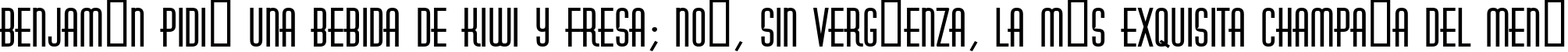 Пример написания шрифтом a_Huxley Bold текста на испанском Пример написания шрифтом a_Huxley Bold текста на испанском