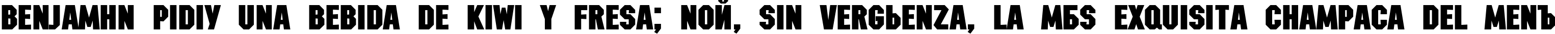 Пример написания шрифтом a_MachinaNova Bold текста на испанском Пример написания шрифтом a_MachinaNova Bold текста на испанском