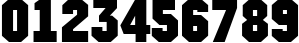 Пример написания цифр шрифтом a_MachinaOrto Bold Пример написания цифр шрифтом a_MachinaOrto Bold