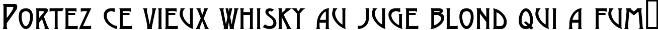 Пример написания шрифтом a_ModernoCaps текста на французском Пример написания шрифтом a_ModernoCaps текста на французском