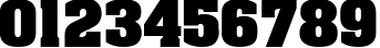 Пример написания цифр шрифтом Aachen Пример написания цифр шрифтом Aachen