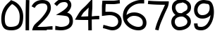 Пример написания цифр шрифтом Abscissa Пример написания цифр шрифтом Abscissa
