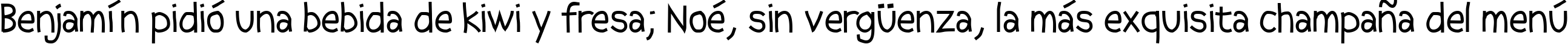 Пример написания шрифтом Abscissa текста на испанском Пример написания шрифтом Abscissa текста на испанском